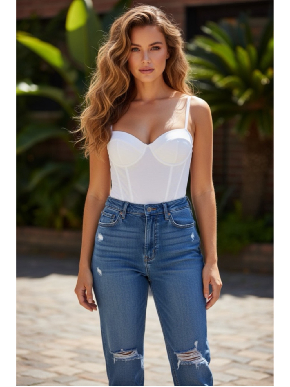 TA3| Corset Scoopneck Tank| Ivory| XS| xlong | NWT| Bodysuit| $148 retail|
